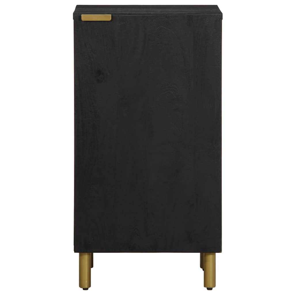 Credenza Nera 40x33x75 cm in Legno Multistrato