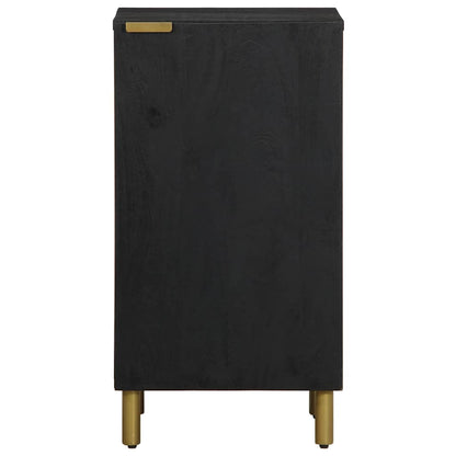 Credenza Nera 40x33x75 cm in Legno Multistrato