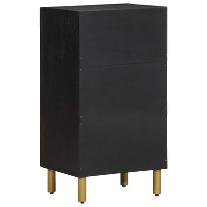 Credenza Nera 40x33x75 cm in Legno Multistrato