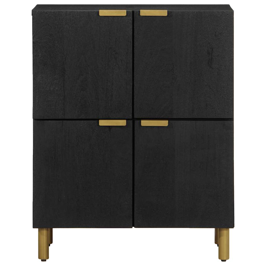 Credenza Nera 60x33x75 cm in Legno Multistrato