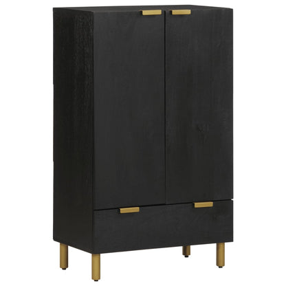 Credenza Nera 60x33x100 cm in Legno Multistrato