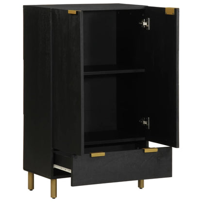 Credenza Nera 60x33x100 cm in Legno Multistrato