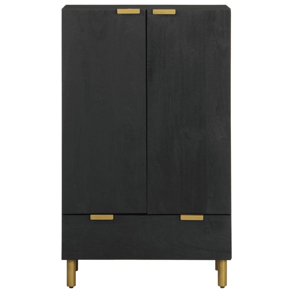Credenza Nera 60x33x100 cm in Legno Multistrato