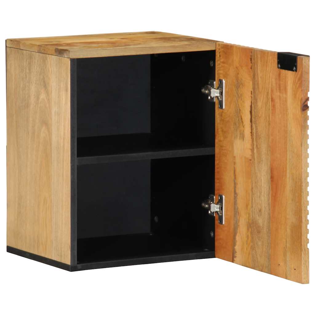 Mobile Pensile da Bagno Marrone 38x33,5x48 cm Legno di Mango