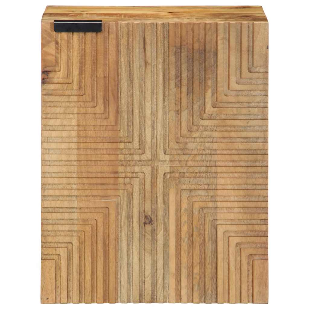 Mobile Pensile da Bagno Marrone 38x33,5x48 cm Legno di Mango
