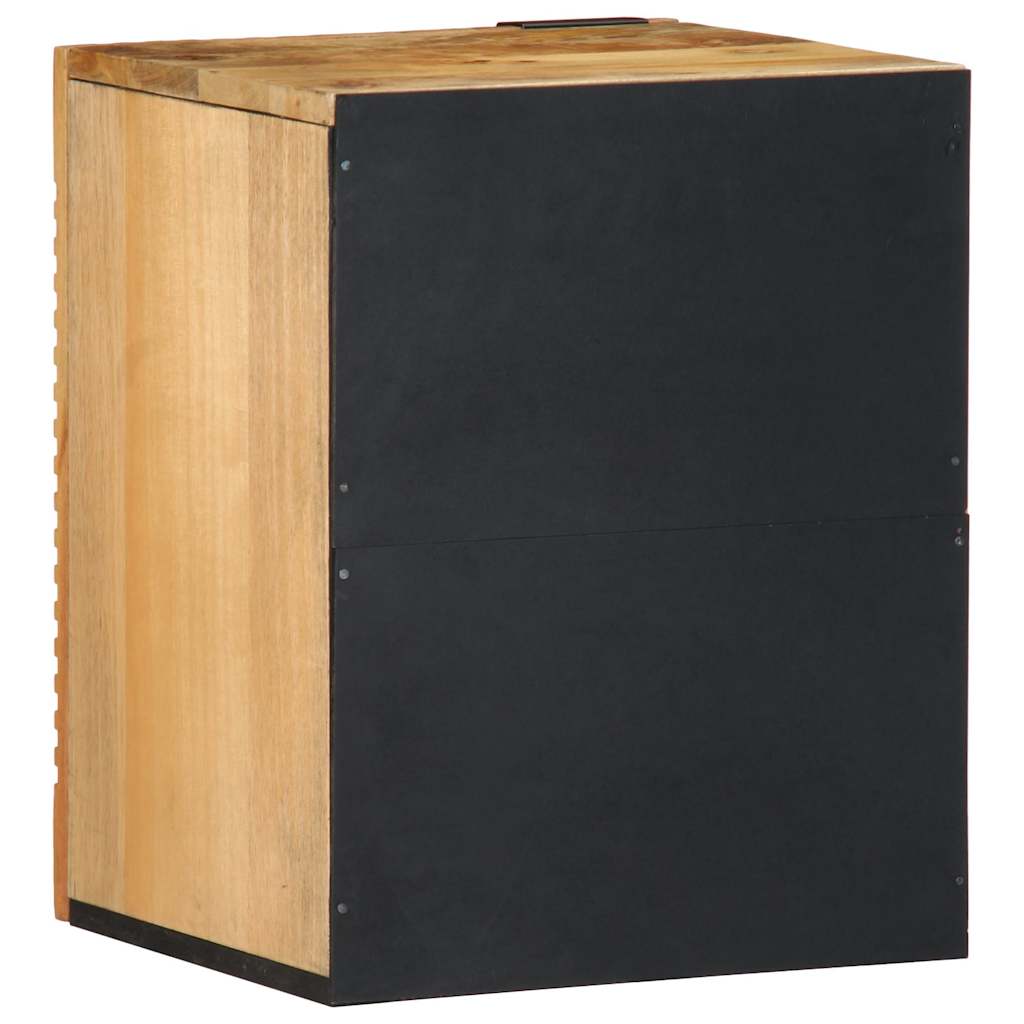 Mobile Pensile da Bagno Marrone 38x33,5x48 cm Legno di Mango