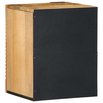 Mobile Pensile da Bagno Marrone 38x33,5x48 cm Legno di Mango