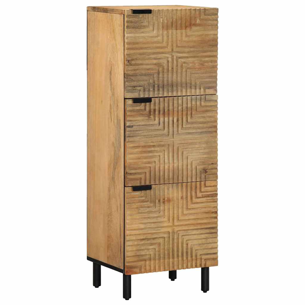 Credenza Marrone 40x33x110 cm in Legno Massello di Mango
