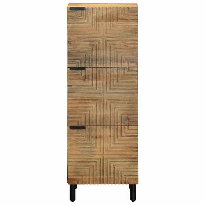 Credenza Marrone 40x33x110 cm in Legno Massello di Mango