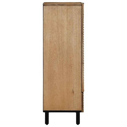 Credenza Marrone 60x33x100 cm in Legno Massello di Mango