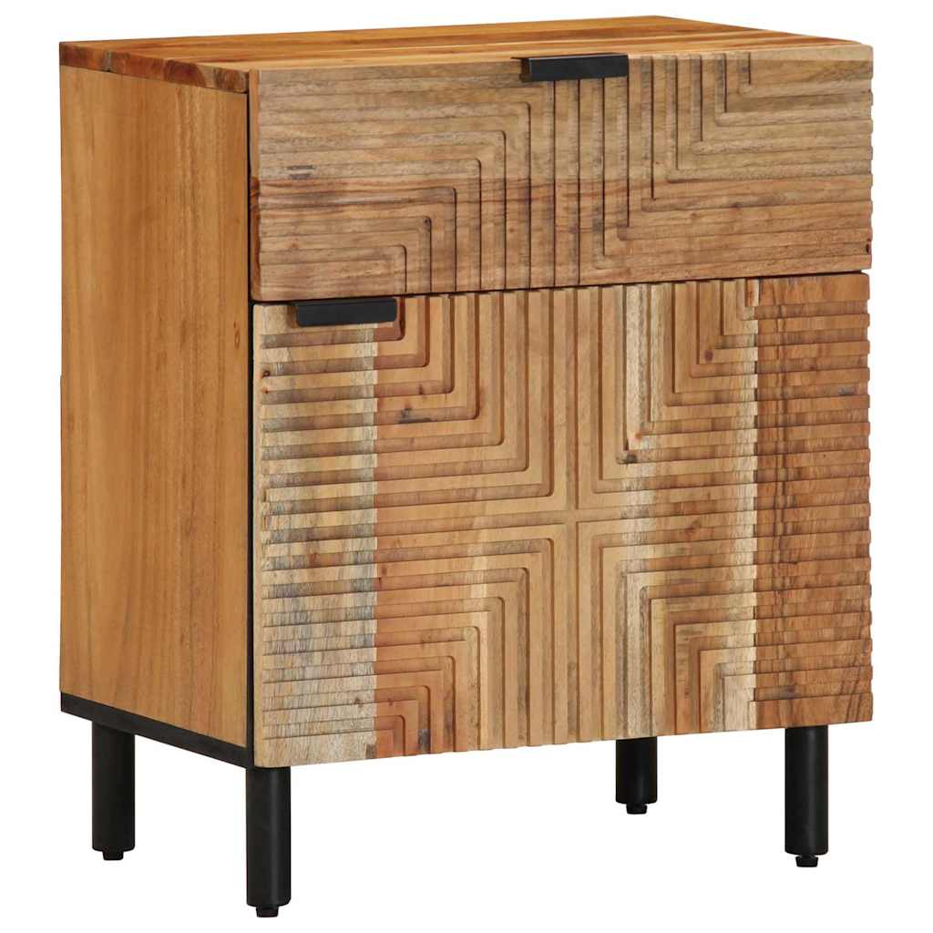 Armadio da Notte con cassetto Marrone 50 x 33 x 60 cm
