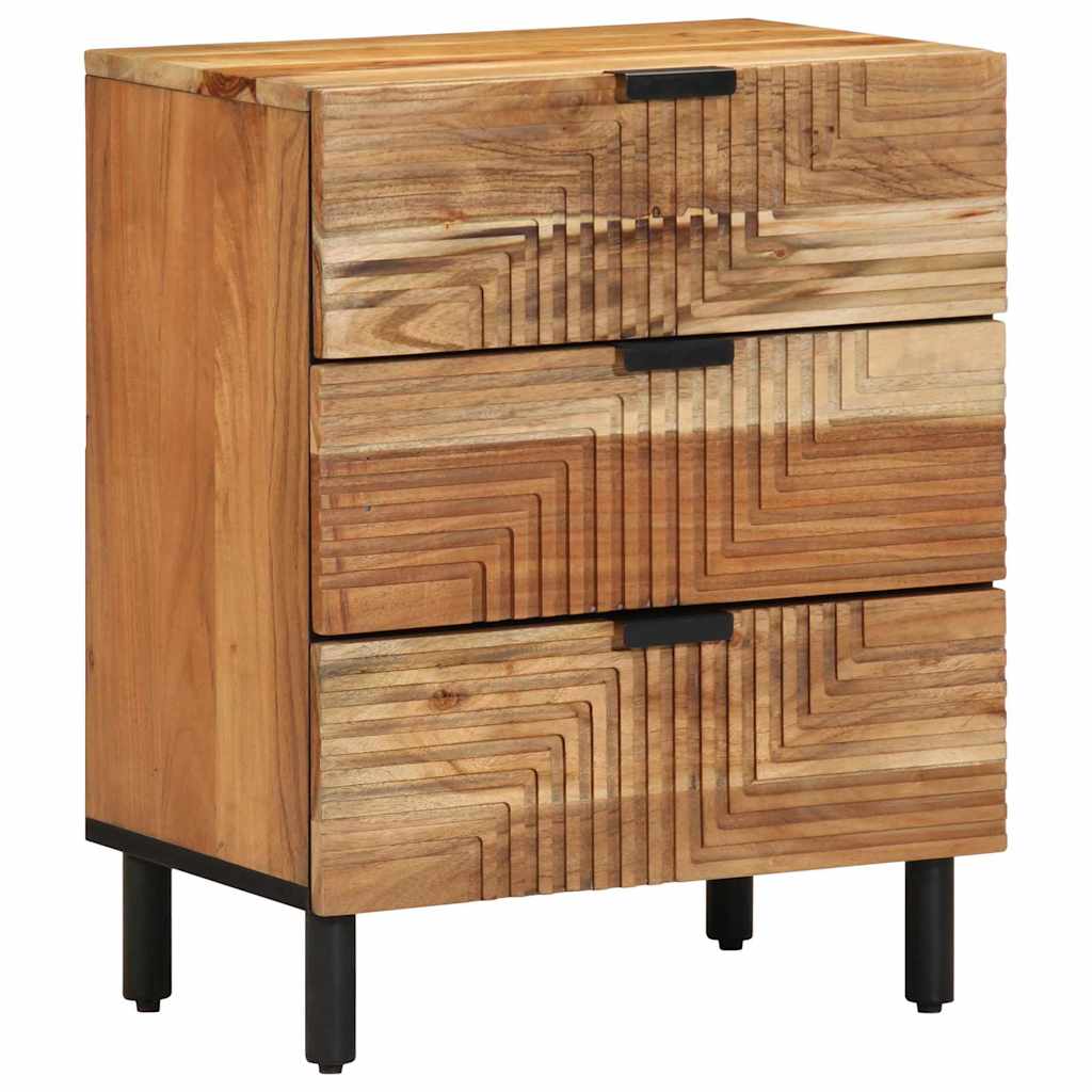 Armadio da Notte con cassetto Marrone 50 x 33 x 62 cm