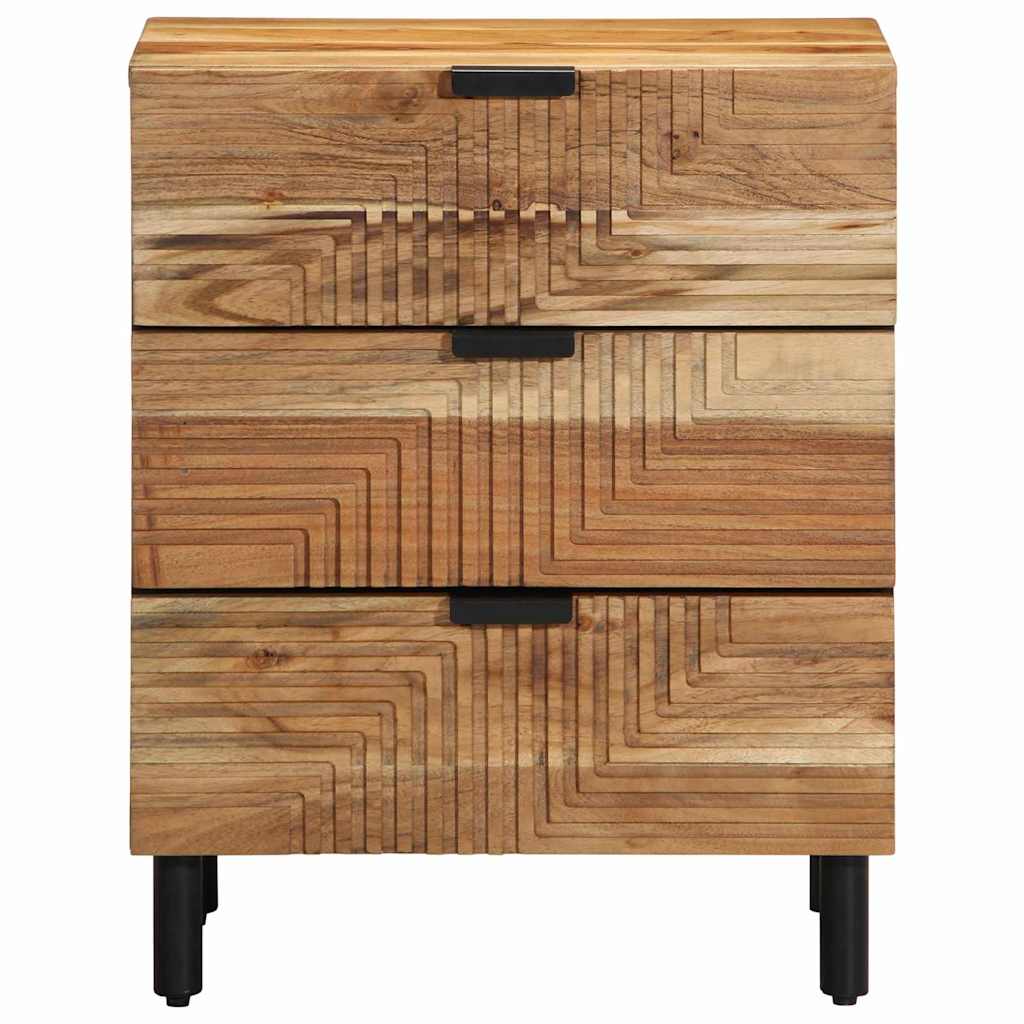 Armadio da Notte con cassetto Marrone 50 x 33 x 62 cm