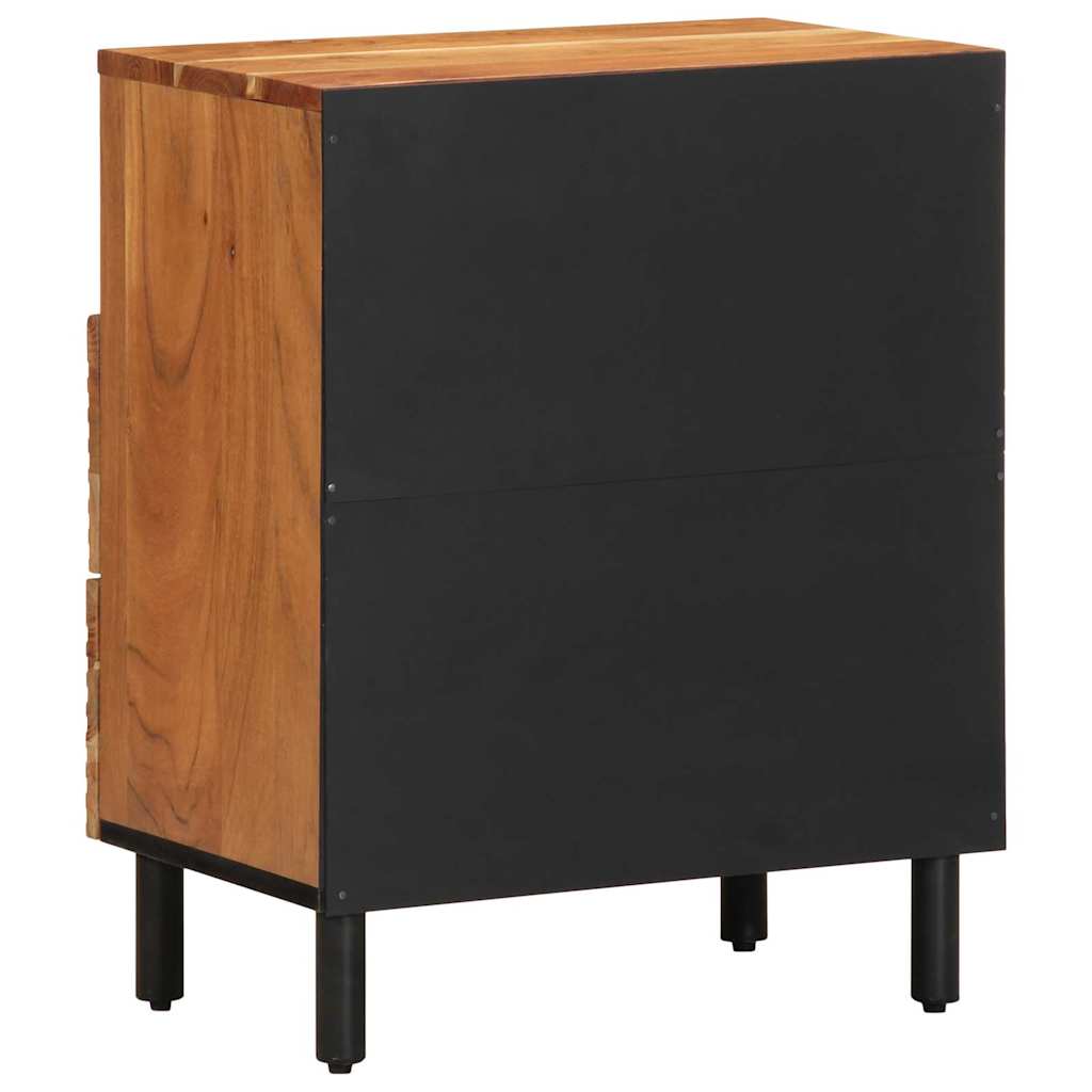Armadio da Notte con cassetto Marrone 50 x 33 x 62 cm