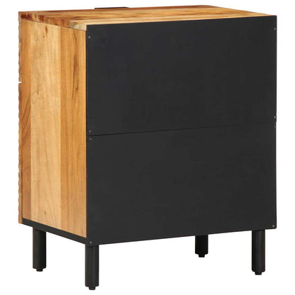 Armadio da Notte con cassetto Marrone 50 x 33 x 60 cm
