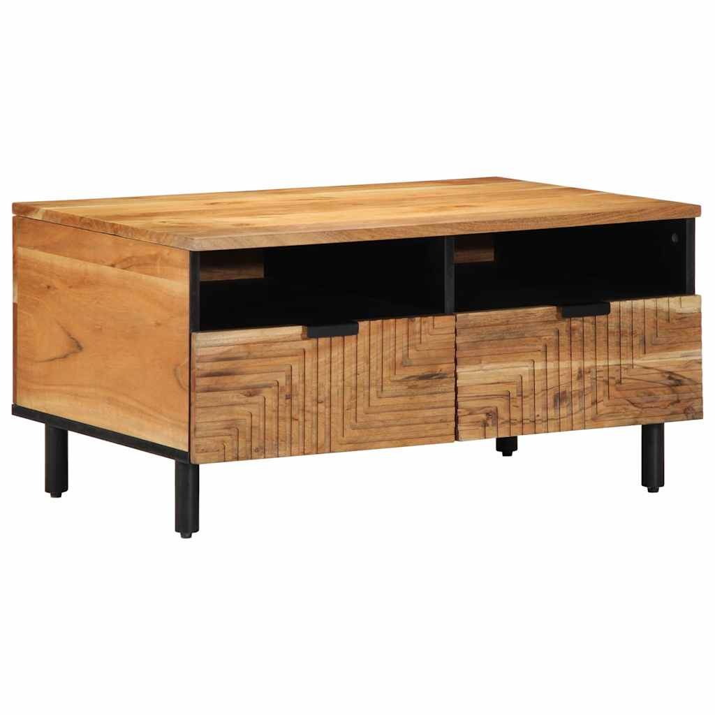 Tavolino da salotto con cassetto Marrone 80 x 54 x 40 cm