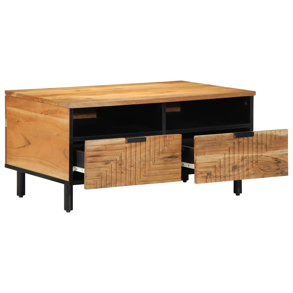 Tavolino da salotto con cassetto Marrone 80 x 54 x 40 cm