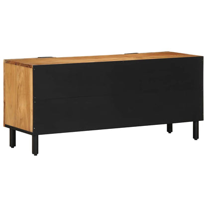 UnitÃ  TV con porta Legno di Acacia Massello 105 x 33,5 x 46 cm