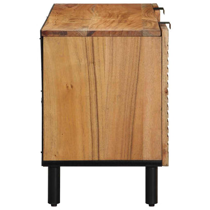 UnitÃ  TV con porta Legno di Acacia Massello 105 x 33,5 x 46 cm