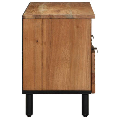 UnitÃ  TV Legno di Acacia Massello 100 x 33,5 x 46 cm