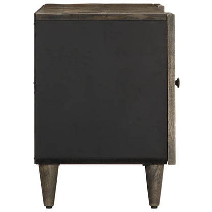 Mobile Porta TV Grigio Chiaro 105x33,5x46 cm in Legno Mango