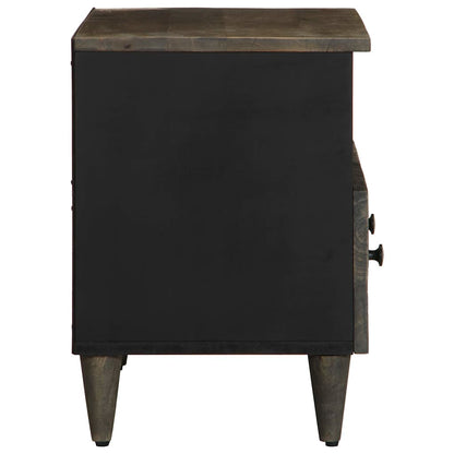 Mobile Porta TV Grigio Chiaro 70x33,5x46 cm in Legno Mango