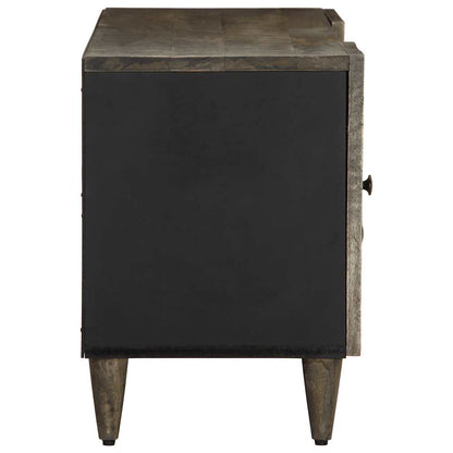 Mobile Porta TV Grigio Chiaro 105x33,5x46 cm in Legno Mango