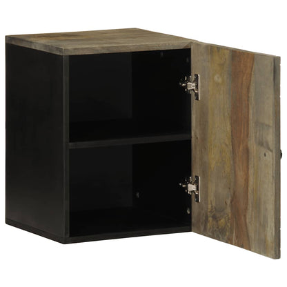 Mobile da Bagno a Parete 38x33x48 cm in Legno Massello di Mango