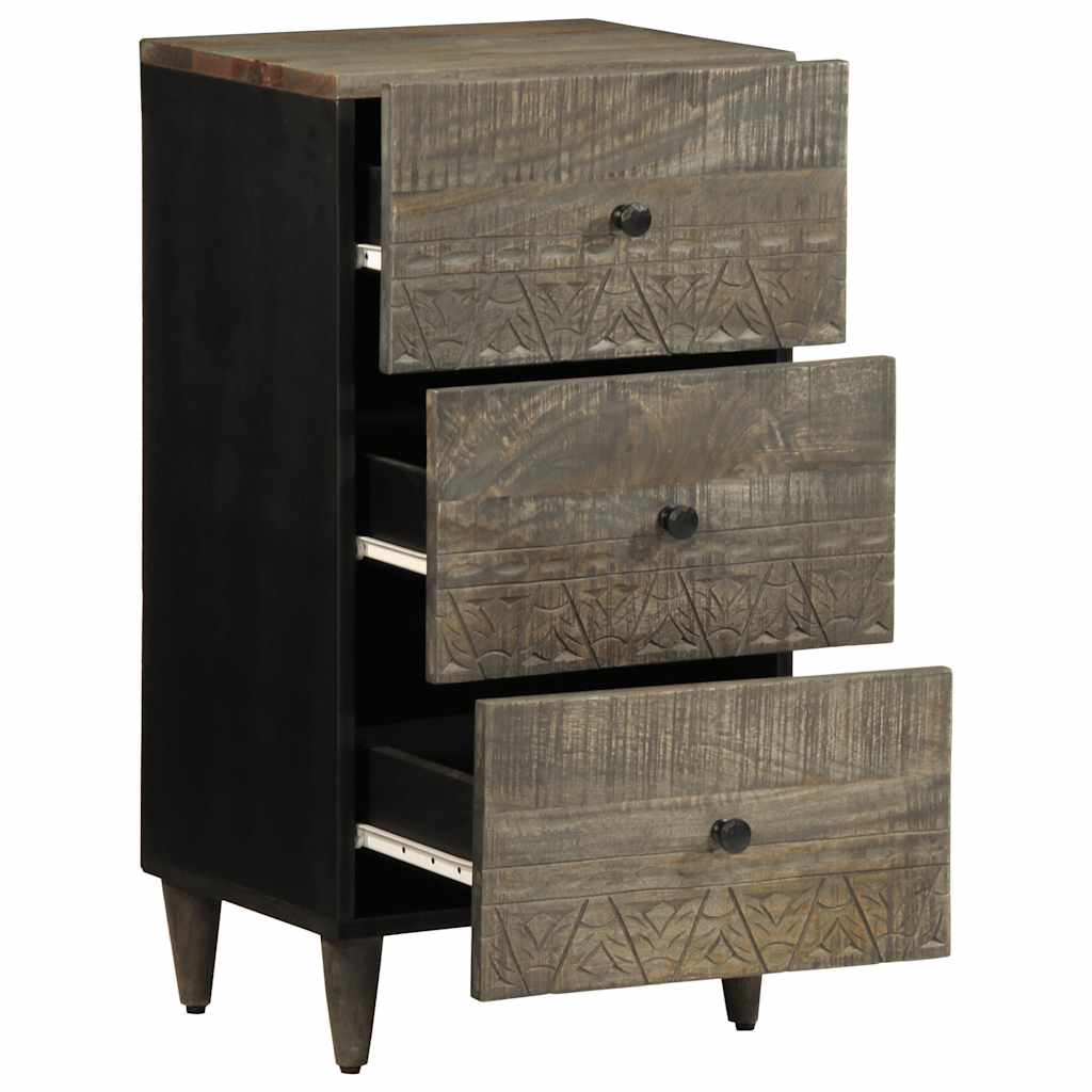 Credenza 40x33x75 cm in Legno Massello di Mango
