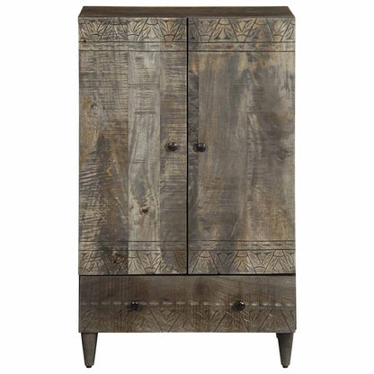 Credenza 60x33x100 cm in Legno Massello di Mango