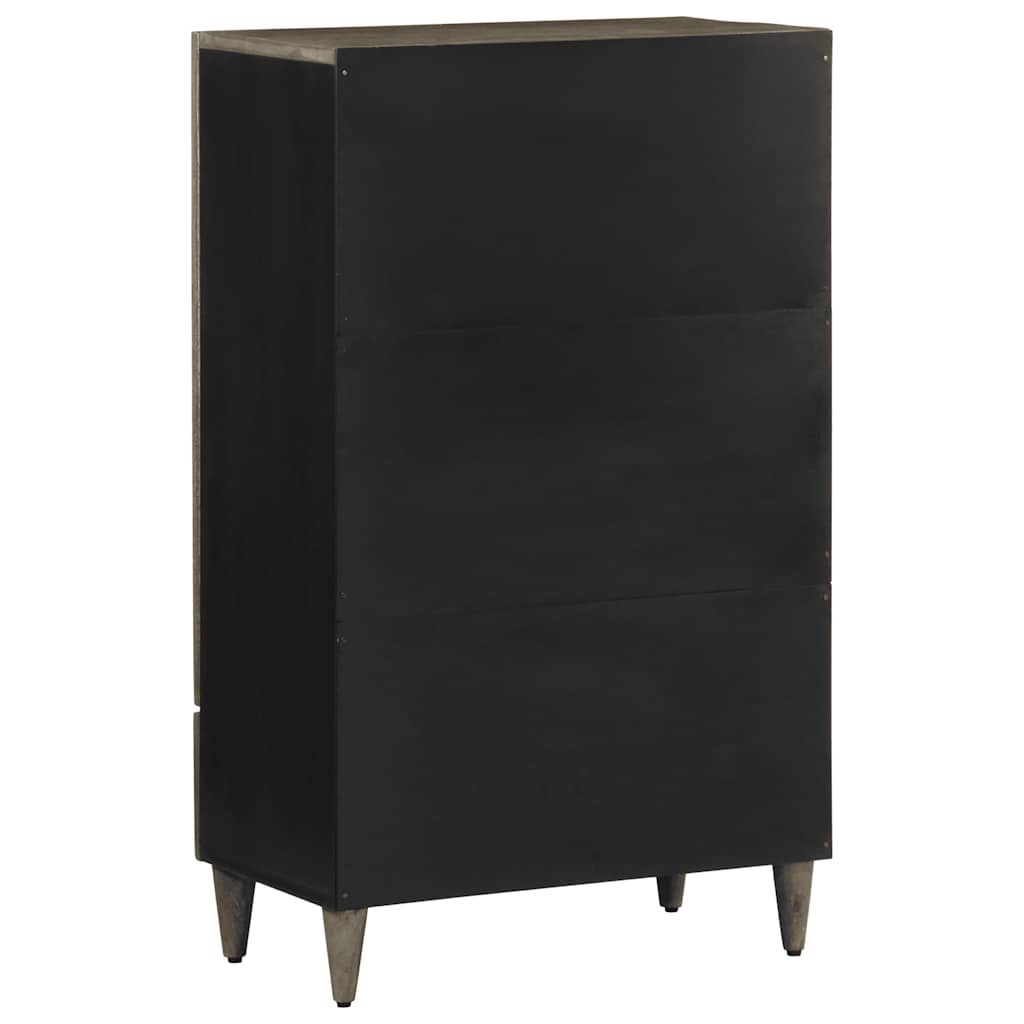 Credenza 60x33x100 cm in Legno Massello di Mango