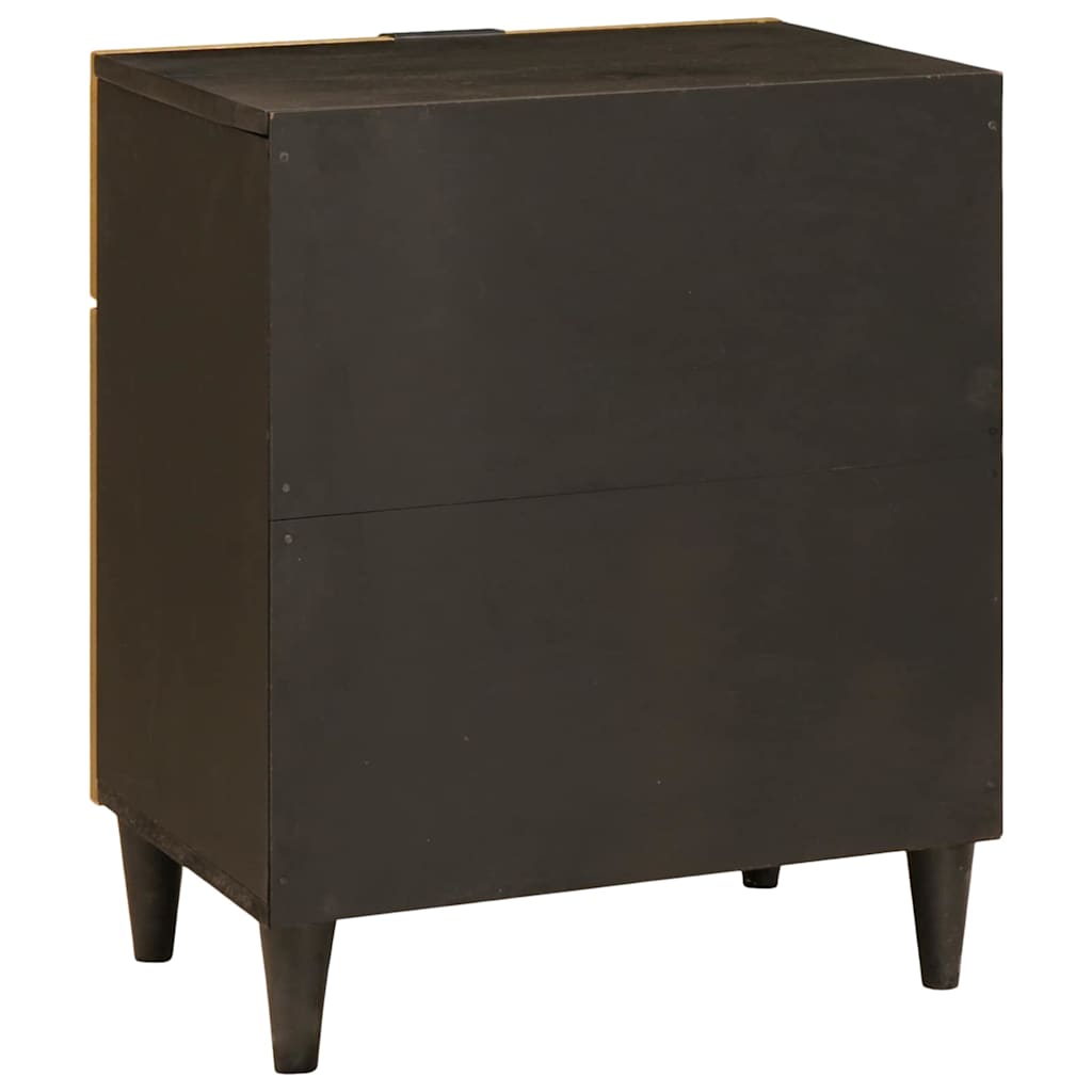 Comodino con cassetto 50 x 33 x 60 cm Legno di mango massello