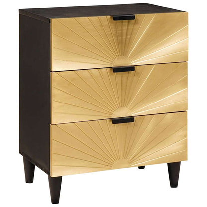 Comodino con cassetto 50 x 33 x 62 cm Legno di mango massello