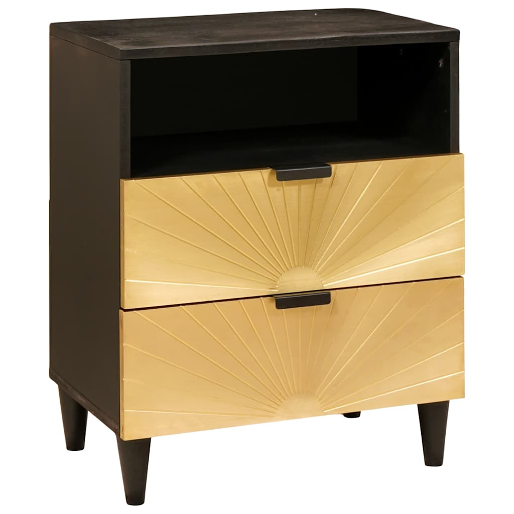 Comodino con cassetto 50 x 33 x 62 cm Legno di mango massello