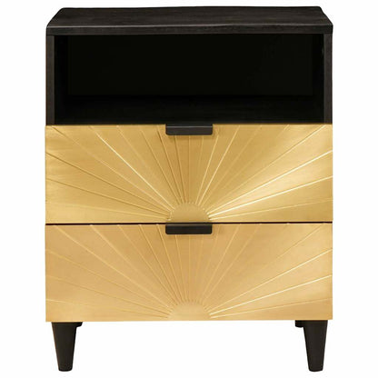 Comodino con cassetto 50 x 33 x 62 cm Legno di mango massello