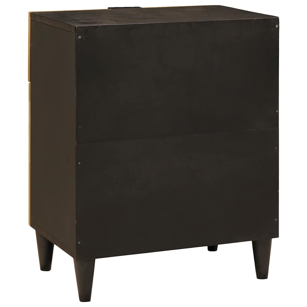Comodino con cassetto 50 x 33 x 60 cm Legno di mango massello