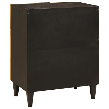Comodino con cassetto 50 x 33 x 60 cm Legno di mango massello