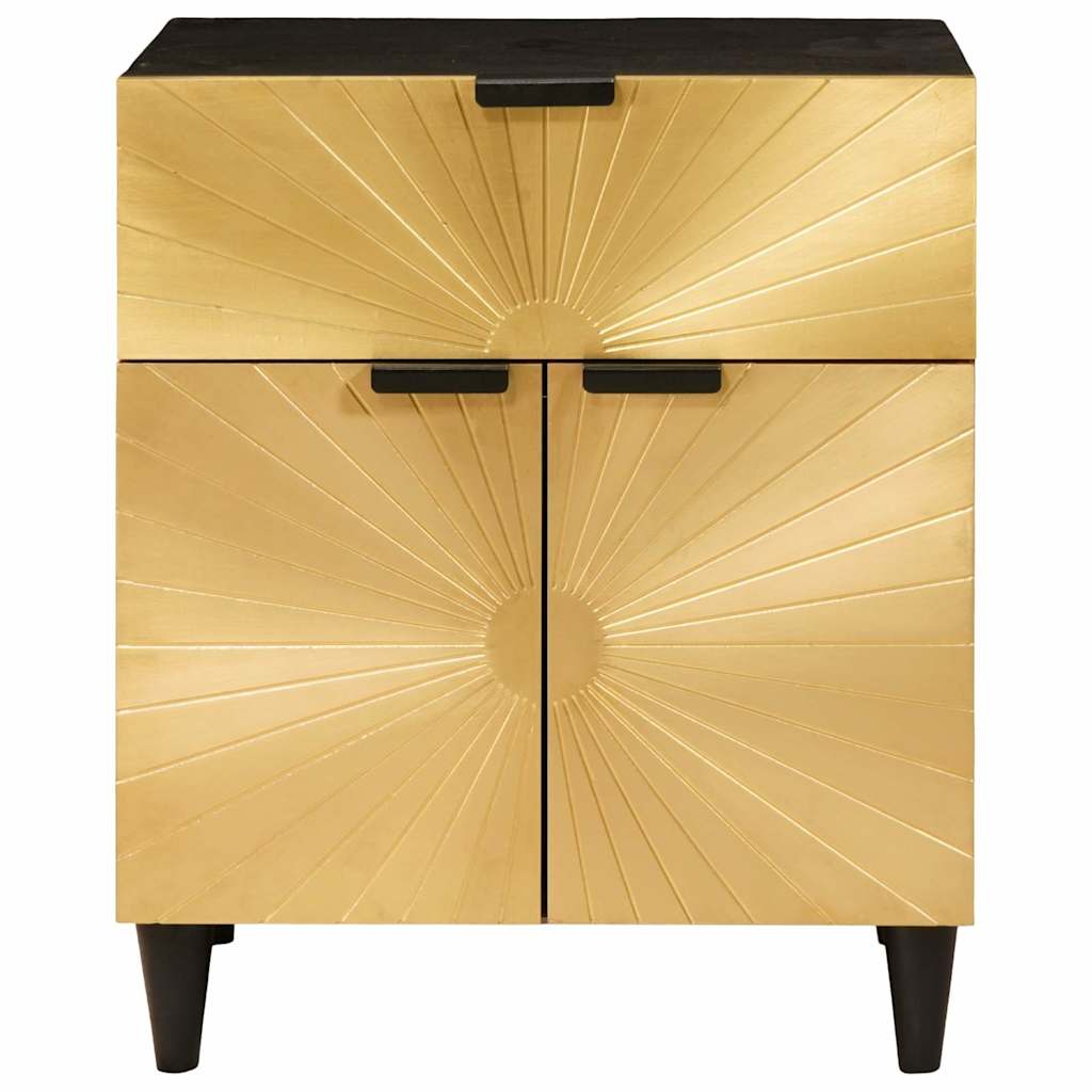 Comodino con cassetto 50 x 33 x 60 cm Legno di mango massello