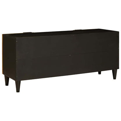 Mobile TV Nero e Oro 105 x 33 x 46 cm Legno multistrato
