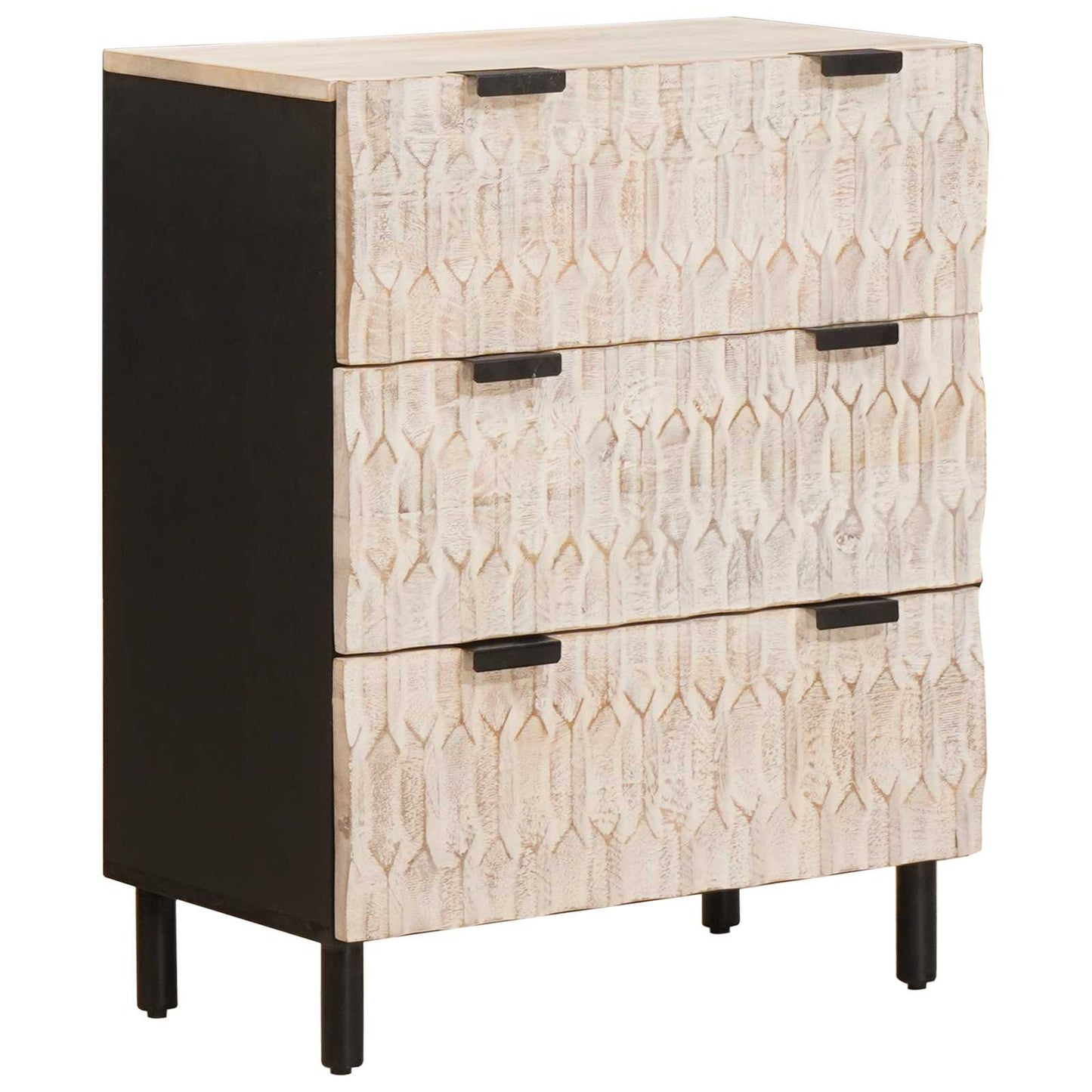 Credenza Finitura Bianco Lavato 60 x 33 x 75 cm