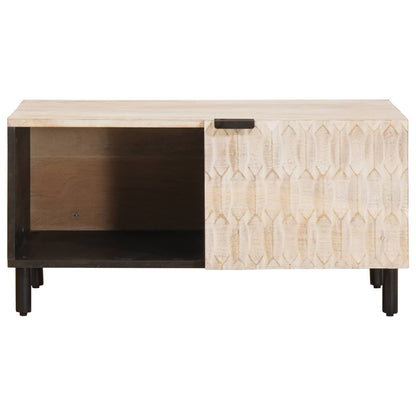 Tavolino da salotto Bianco 80 x 50 x 40 cm