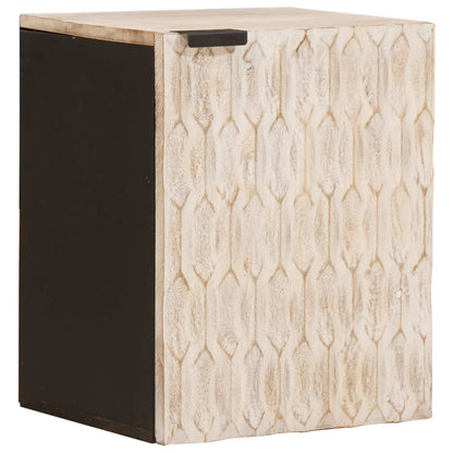 Mobile Appeso da Bagno con lo scaffale Bianco 38 x 33 x 48 cm