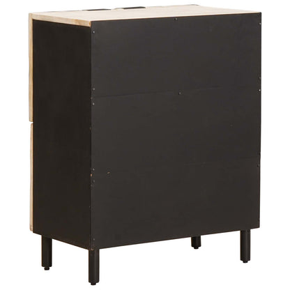 Credenza con porta Finitura Bianco Lavato 60 x 33 x 75 cm