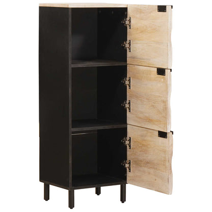 Credenza con porta Finitura Bianco Lavato 40 x 33 x 110 cm