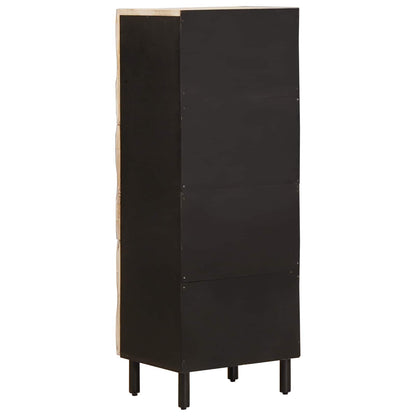 Credenza con porta Finitura Bianco Lavato 40 x 33 x 110 cm