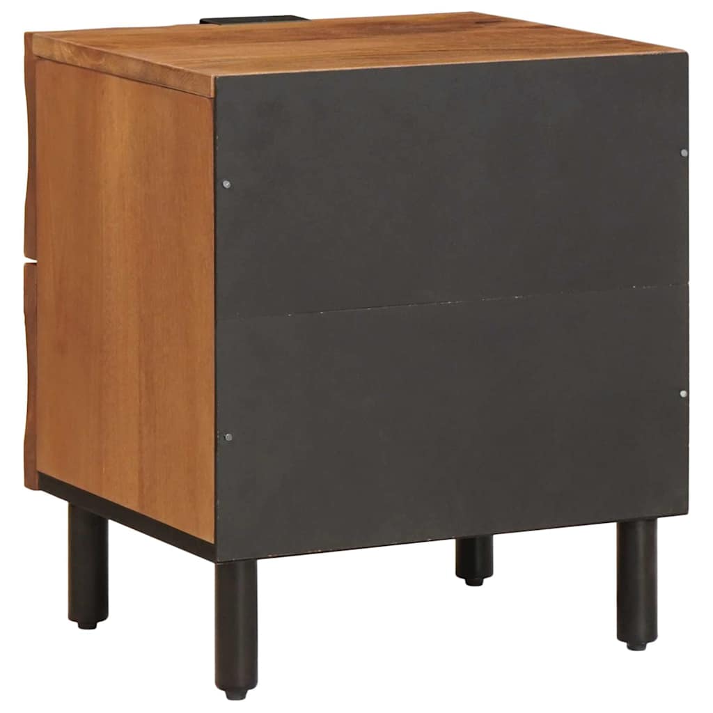 Armadio da Notte con cassetto Marrone 40 x 33 x 46 cm