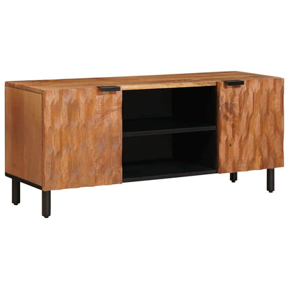 Mobile TV con porta Finitura Marrone Acacia 105 x 33 x 46 cm