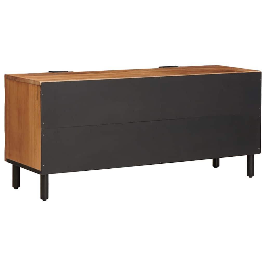 Mobile TV con porta Finitura Marrone Acacia 105 x 33 x 46 cm