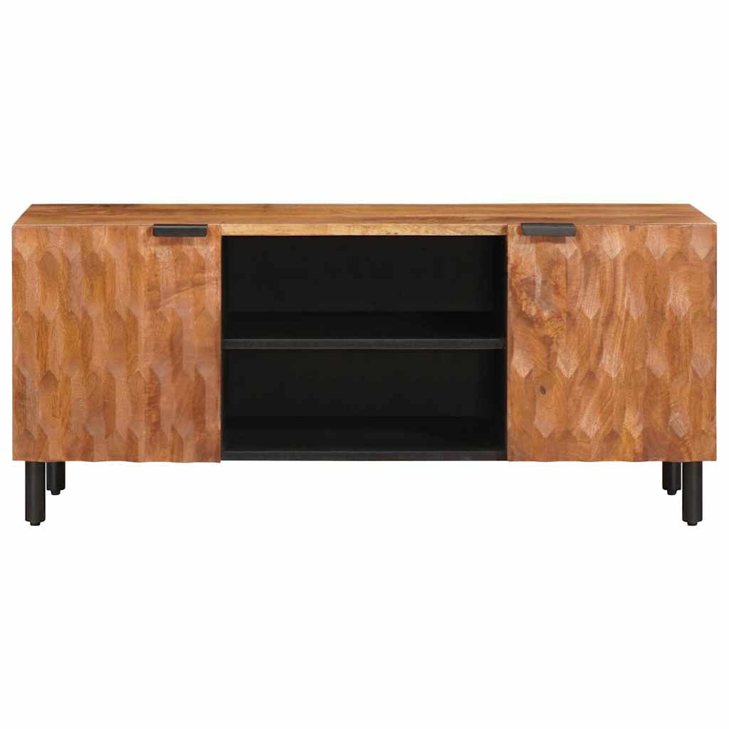 Mobile TV con porta Finitura Marrone Acacia 105 x 33 x 46 cm
