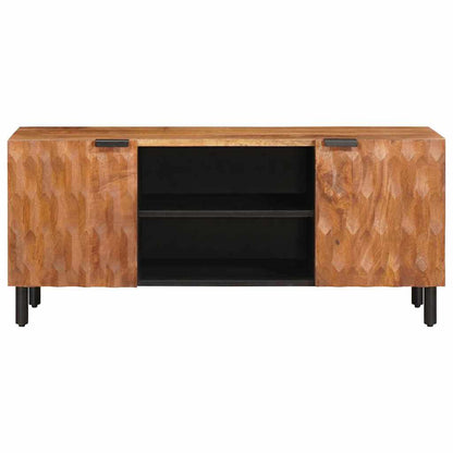 Mobile TV con porta Finitura Marrone Acacia 105 x 33 x 46 cm